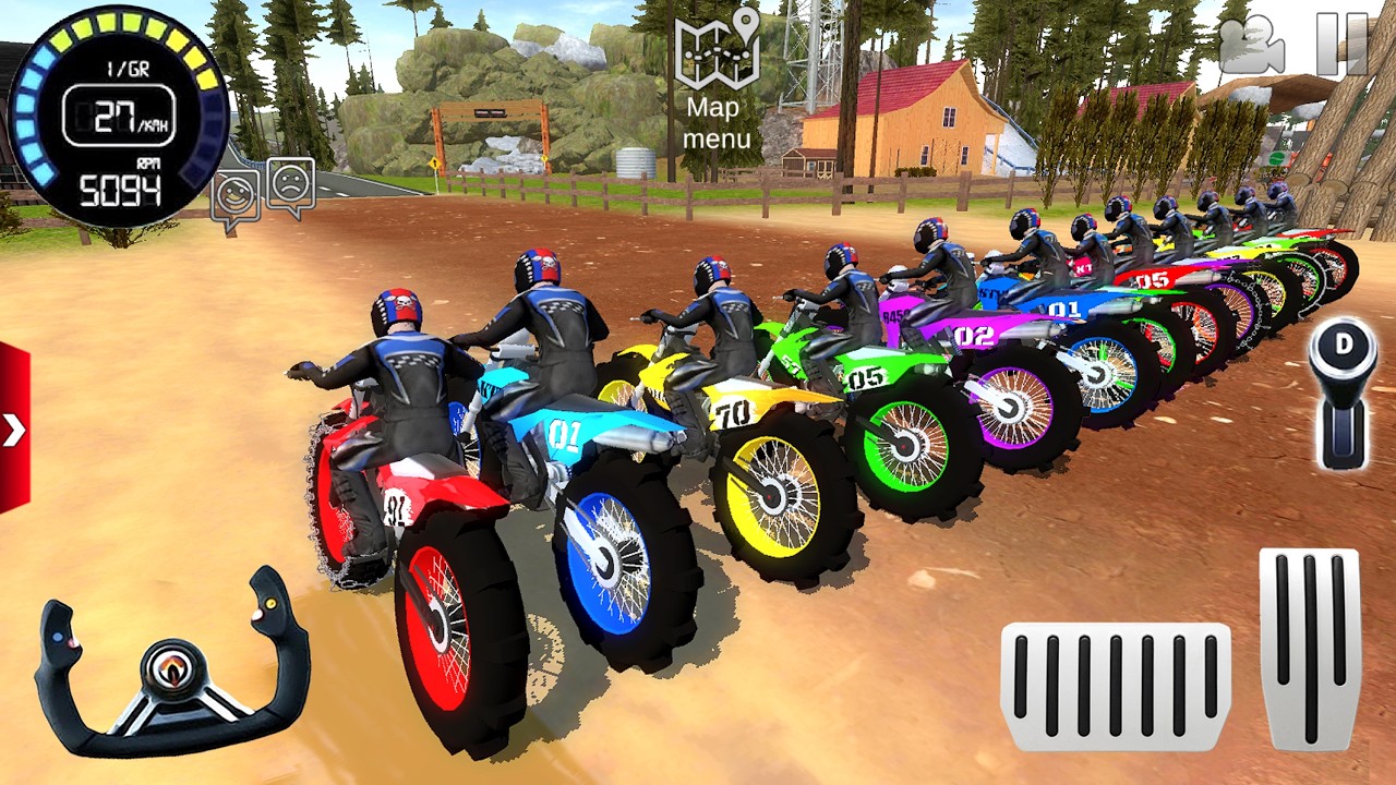 Juego de Motos - Dirt Motor Bikes Impossible Driver #2 - Bike Extreme Racing Android Gameplay