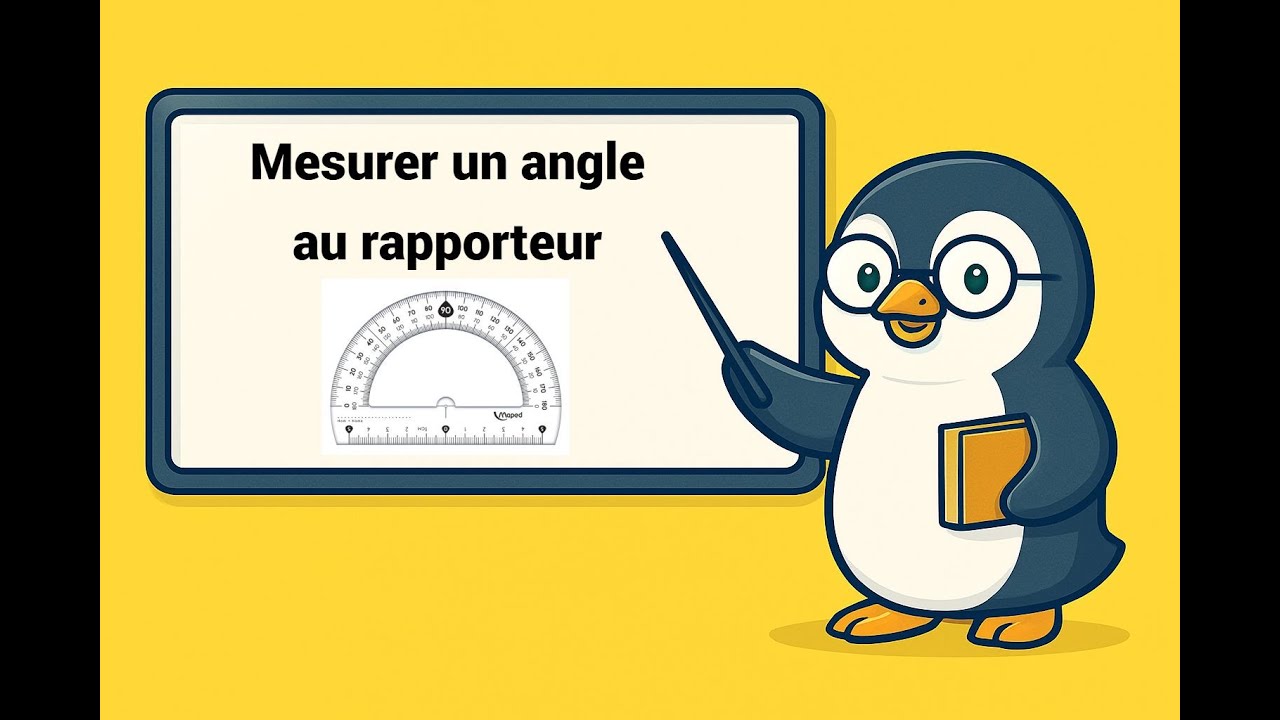 Mesurer un angle au rapporteur