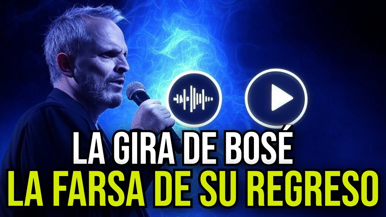 💥¡ESCÁNDALO! MIGUEL BOSÉ CANTA de NUEVO Pero ¿SU VOZ NO ES REAL?