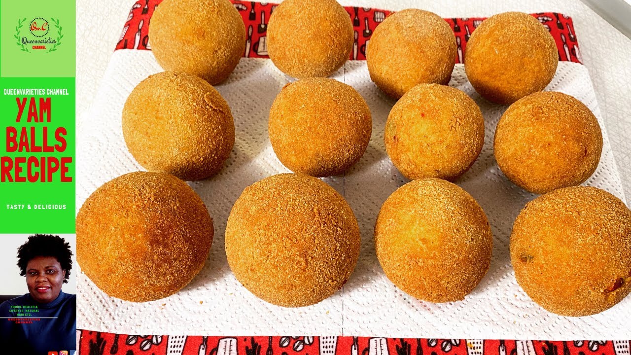 HOW TO PREPARE YAM BALLS| CRUNCHY NIGERIAN YAM BALLS WITH BEEF| BEST RECIPE