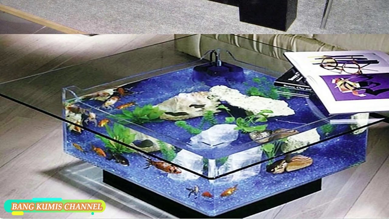 MODEL DAN DESAIN MEJA AQUARIUM KEREN, UNIK DAN MINIMALIS PART 1
