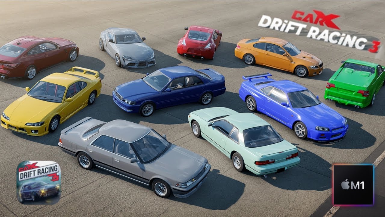 CarX Drift Racing 3 - Full Car List !!! (30 cars)