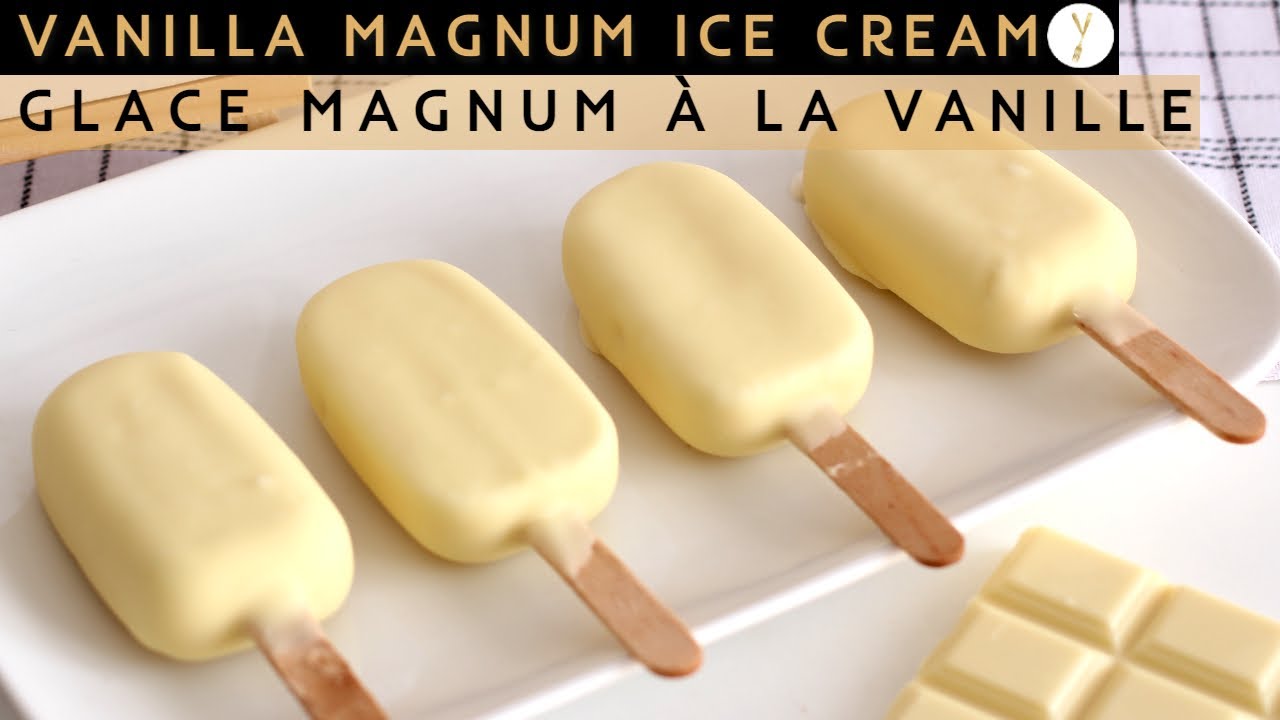 Comment Faire des Esquimaux Maison : Magnum Vanille au Chocolat Blanc | Recette Facile et Rapide