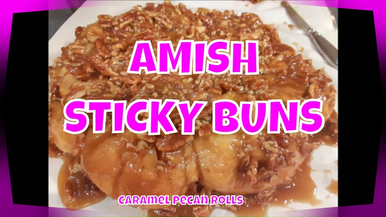 АМИШСКИЕ ЛИПКИЕ БУЛОЧКИ (Карамельные булочки с пеканом)