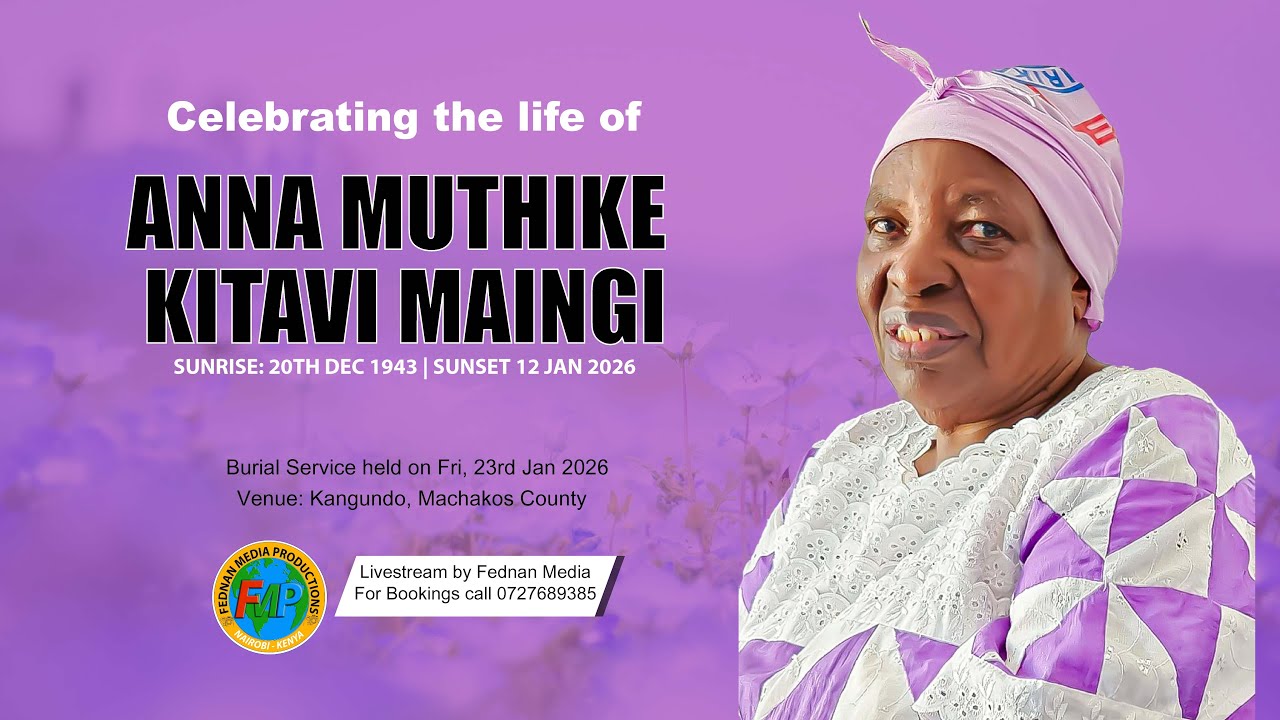 Celebrating the life of Anna Muthike Kitavi Maingi 1943-2026