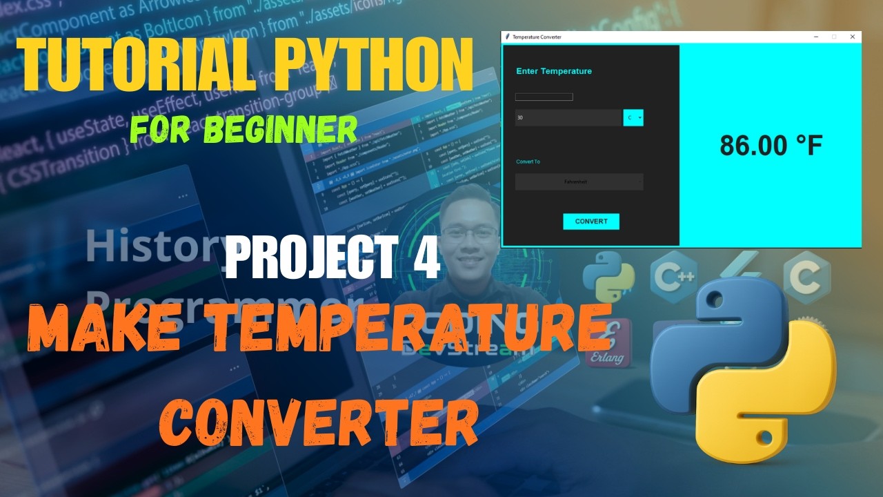 4. Project Based Learning Python - Make Temperature Converter With Tkinter + Source Code
