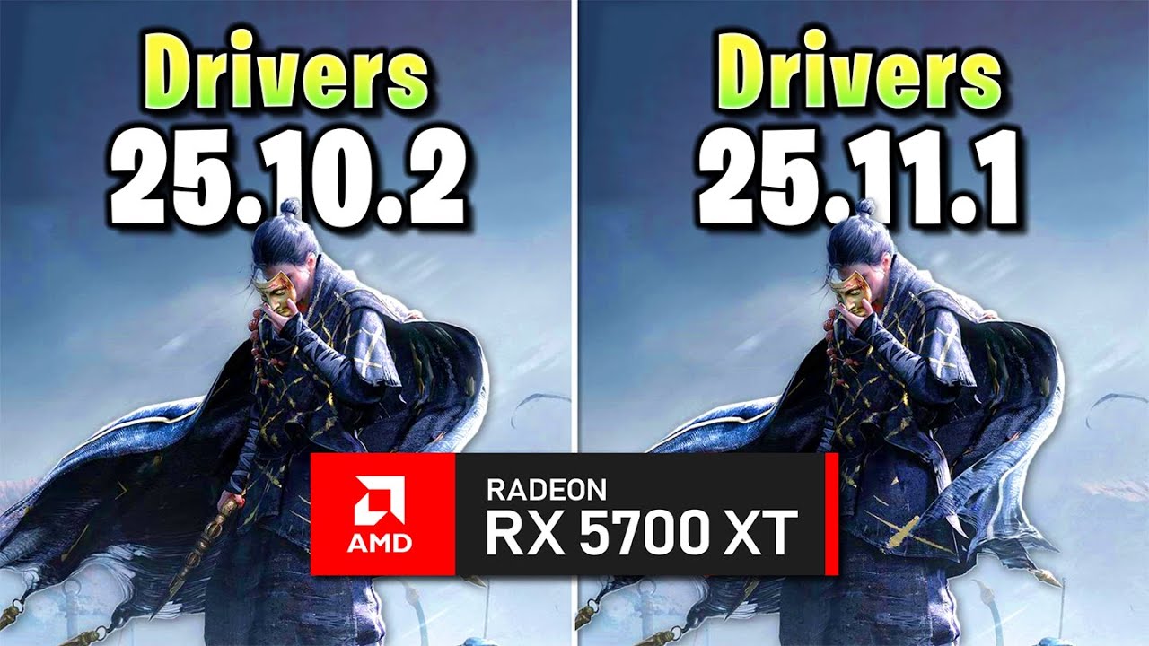 AMD Drivers 25.10.2 vs 25.11.1 - RX 5700 XT