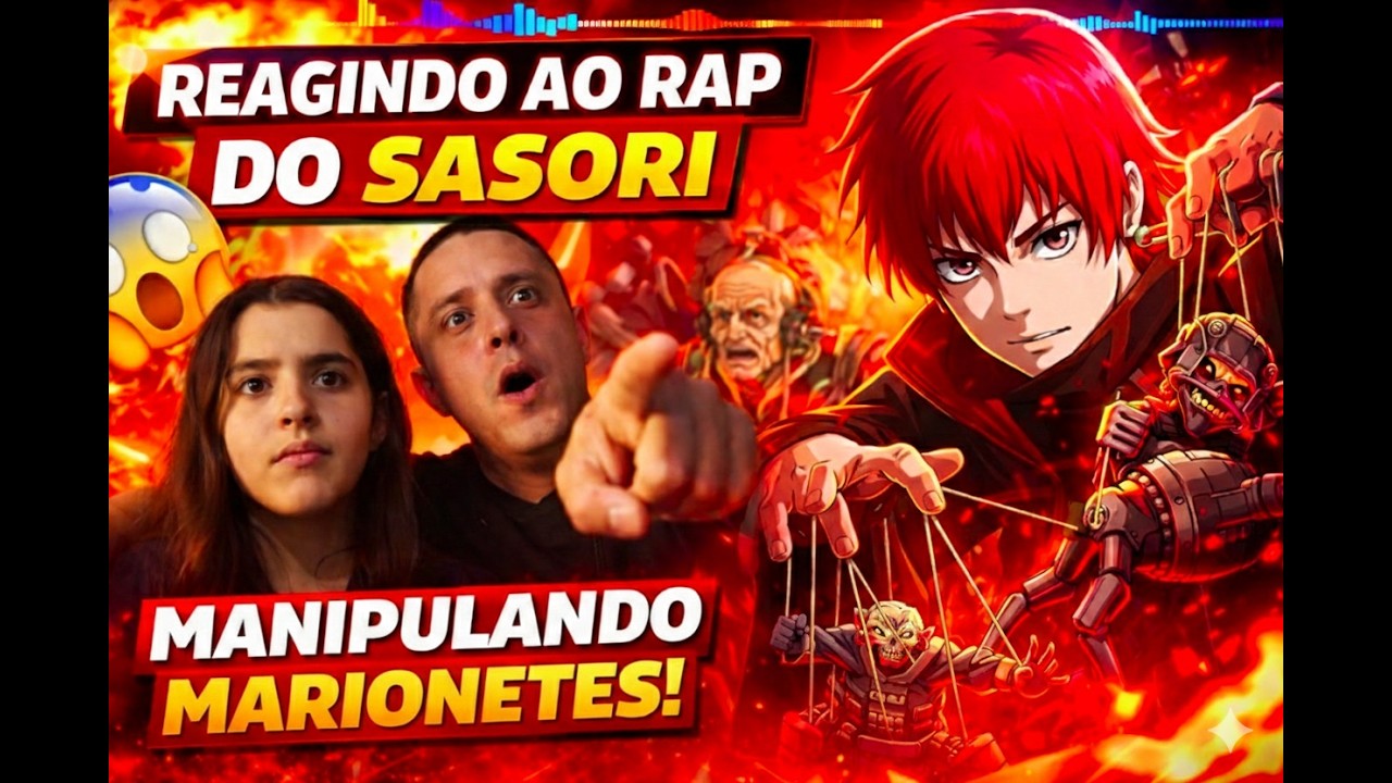 REACT - Rap do Sasori (Naruto) - MANIPULANDO MARIONETES | NERD HITS