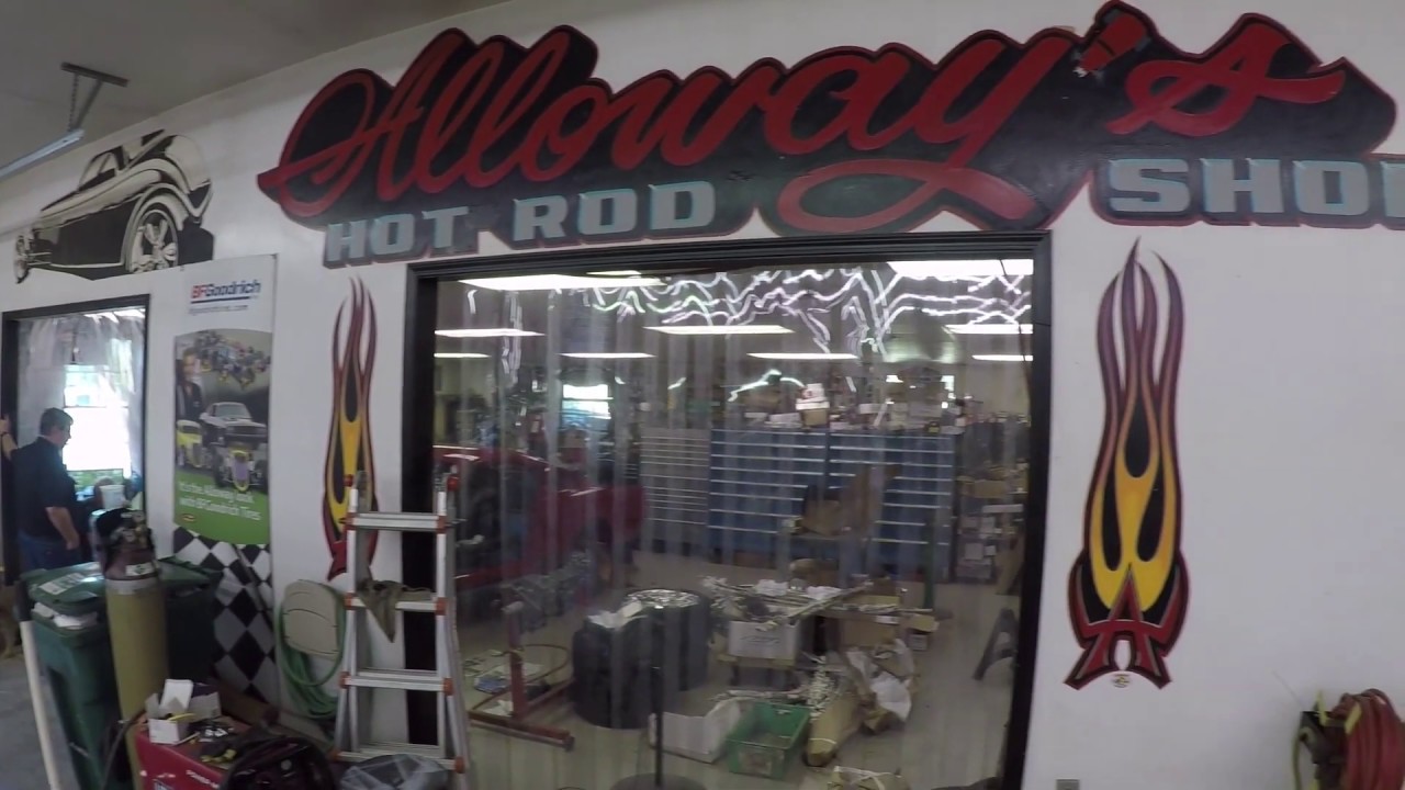 Quick walk around at the Alloways HotRod Shop as they prepare for the SEMA show