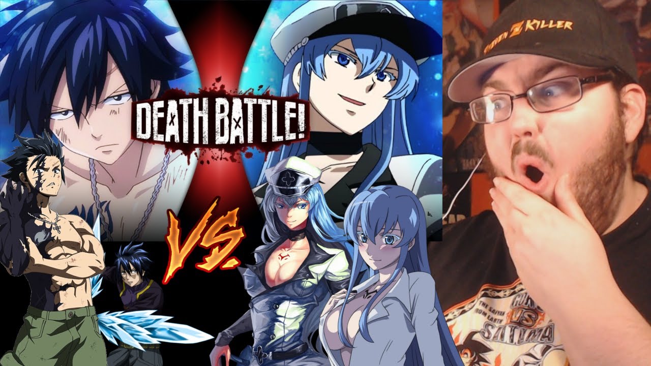 Gray VS Esdeath (Fairy Tail VS Akame ga Kill!) | DEATH BATTLE! REACTION!!!