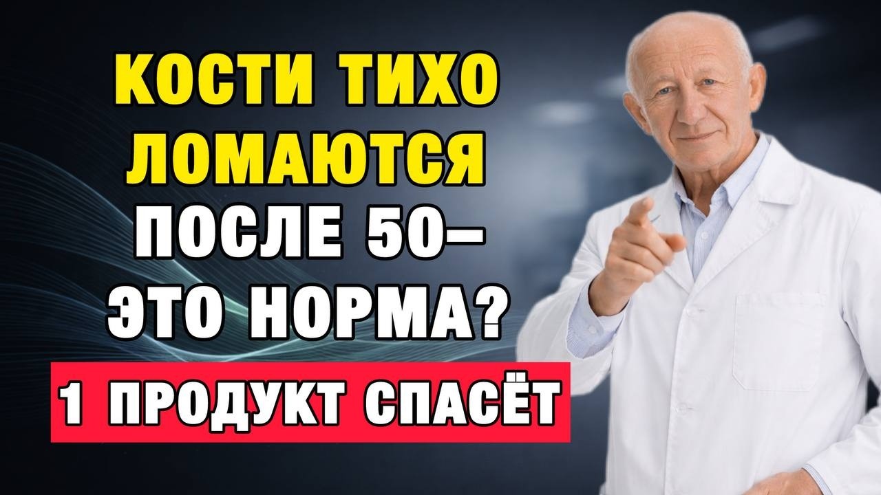 Этот простой продукт укрепляет кости лучше таблеток кальция
