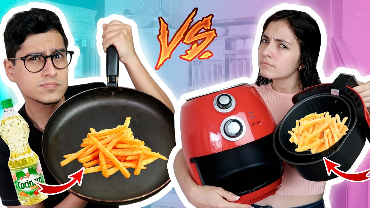 FREIDORA DE AIRE Vs SARTÉN!! (¿Hay mucha diferencia?)