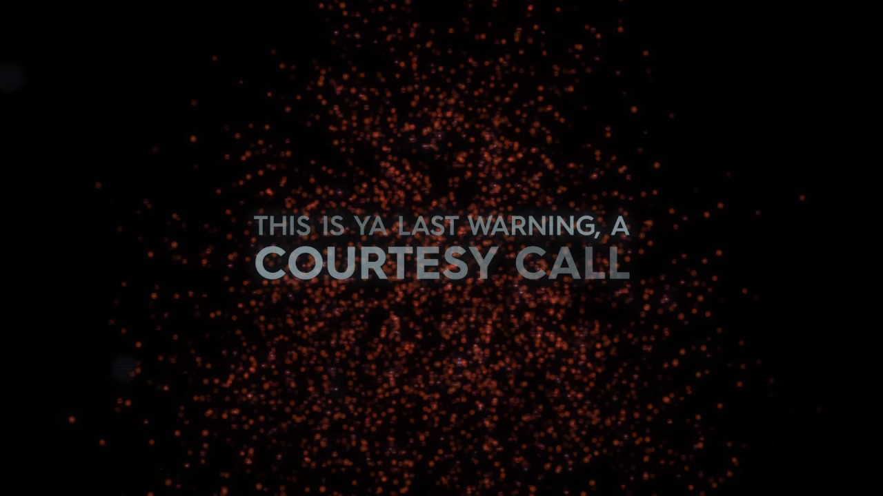 Thousand Foot Krutch - Courtesy Call (Lyric Video)