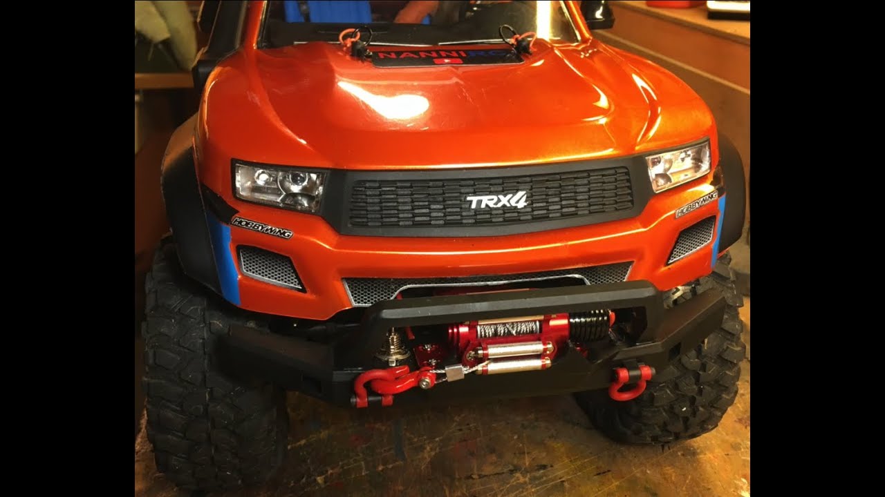 Winch and skid plate on TRX4 Sport