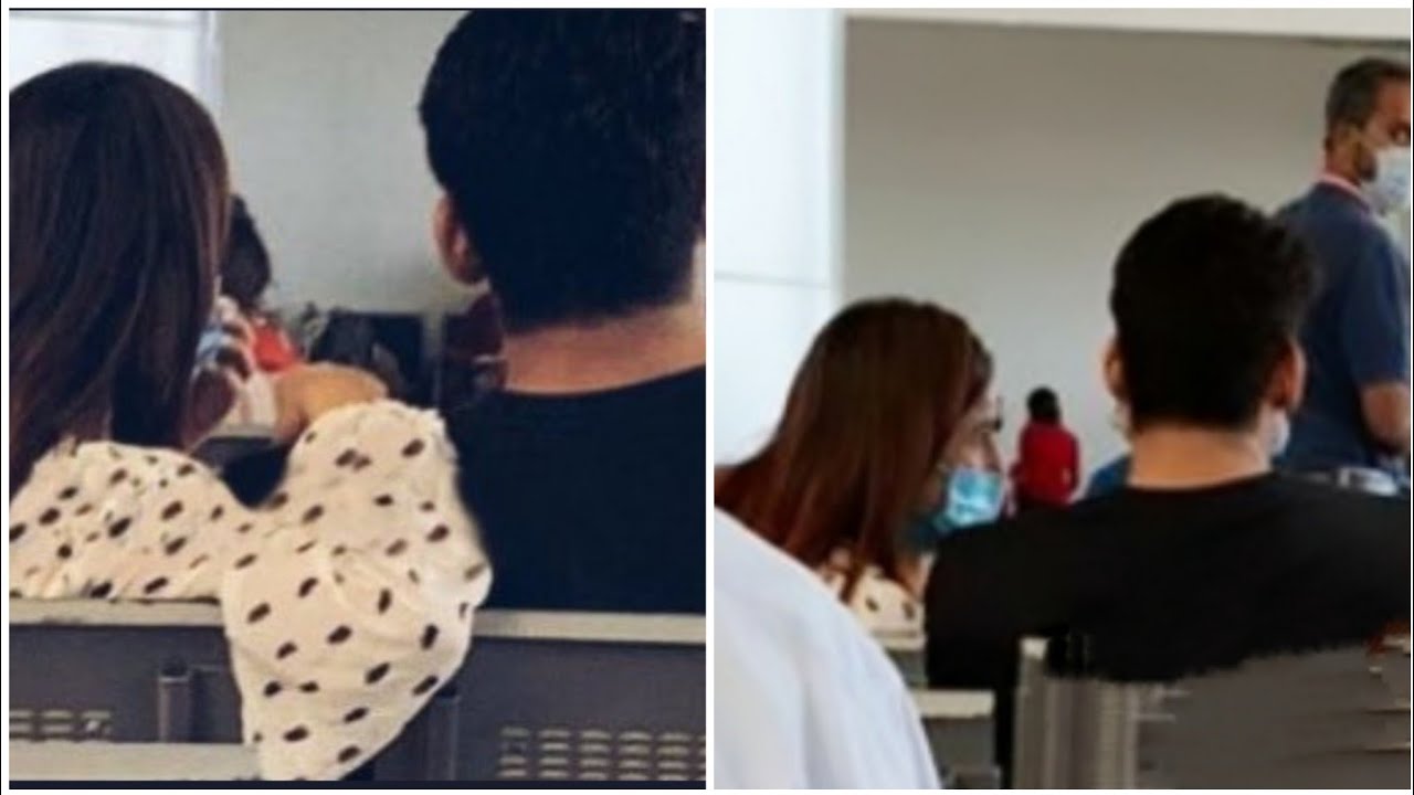 Sidnaaz pics and video from airport
