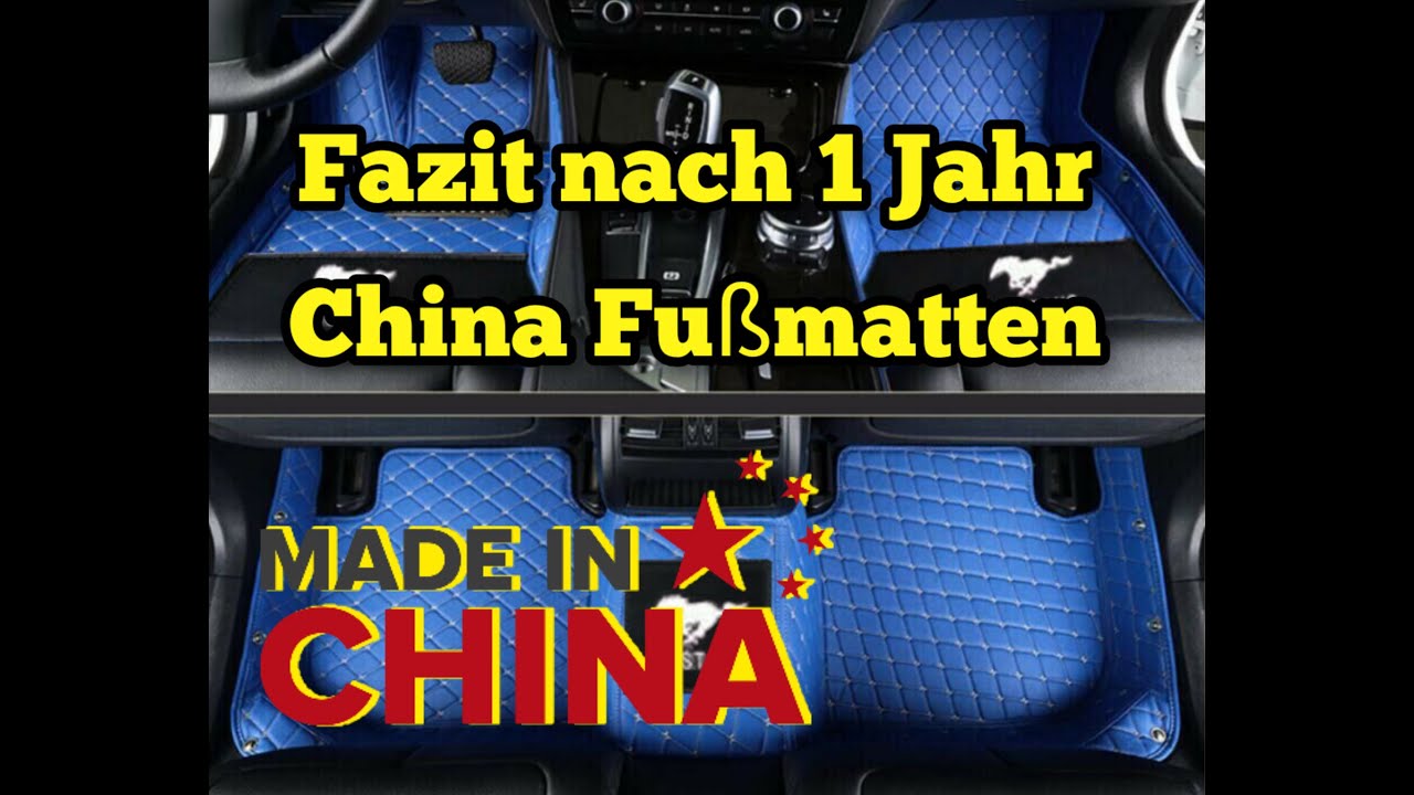 China eBay Wish Fu&szlig;matten nach Ma&szlig; | Montage & Fazit | Mustang & Cayenne | Boostini Club