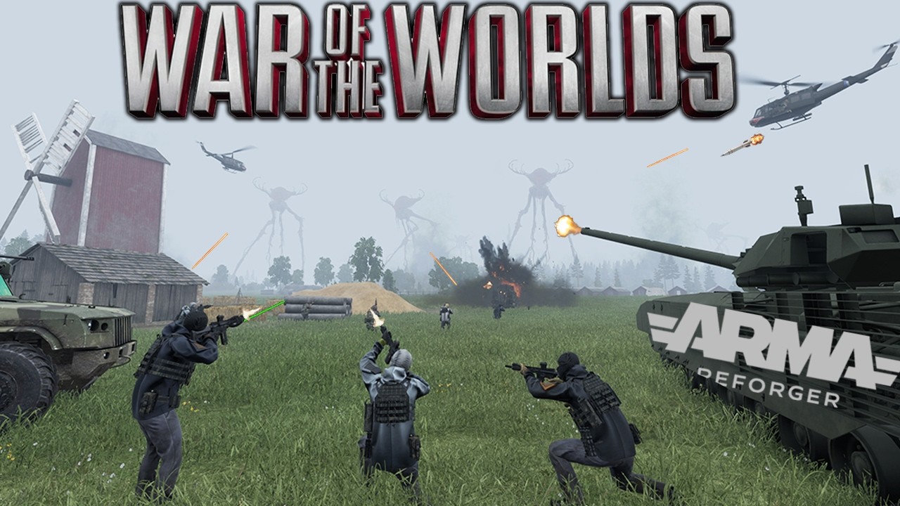 Arma Reforger: War of the Worlds | Масштабная битва с инопланетным вторжением на трёх ногах!