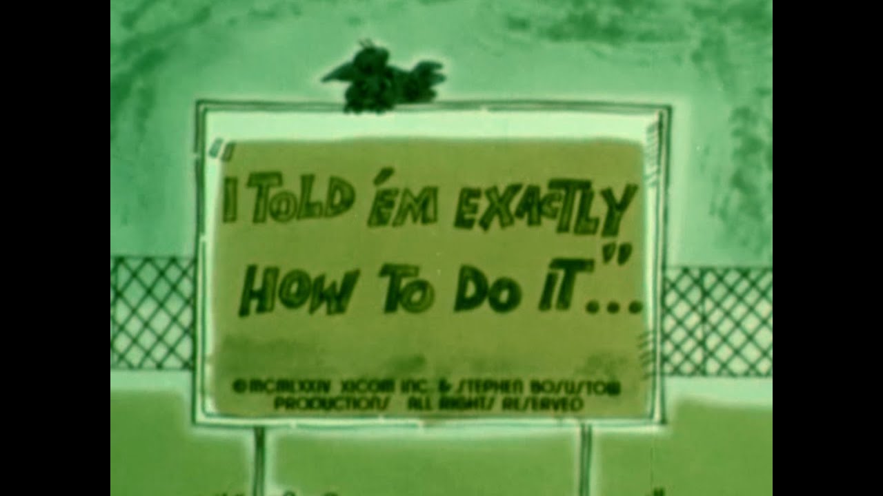 1974, I Told 'Em Exactly How to Do It, Sam Weiss,  Stephen Bosustow Productions