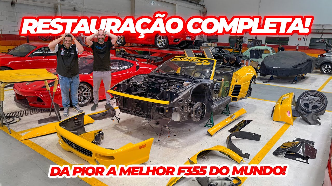 Ferrari foi para o espeto! Restauração completa da minha F355 Turbo na Kalu Import, se preparem!