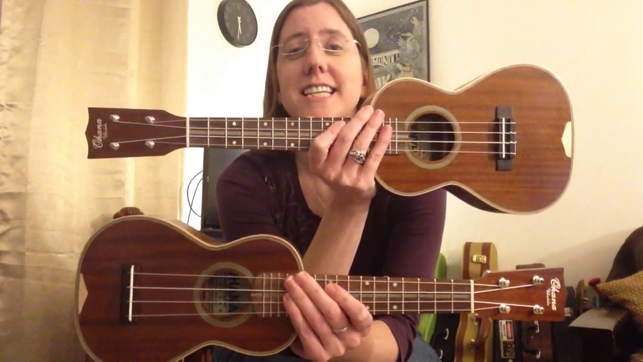 Ohana SK CK 39 models.  Copy of Martin 3M ukuleles. Review and sound sample.