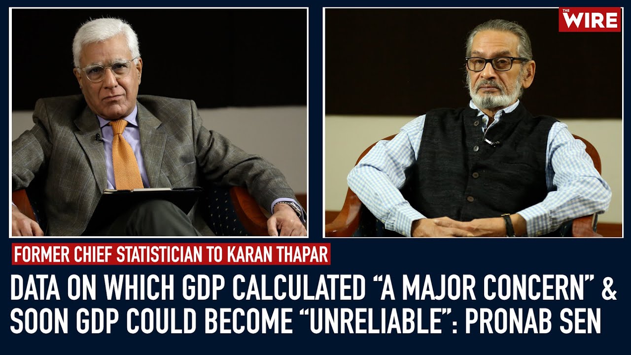 Data on which GDP Calculated “A Major Concern” & Soon GDP Could Become “Unreliable”: Pronab Sen