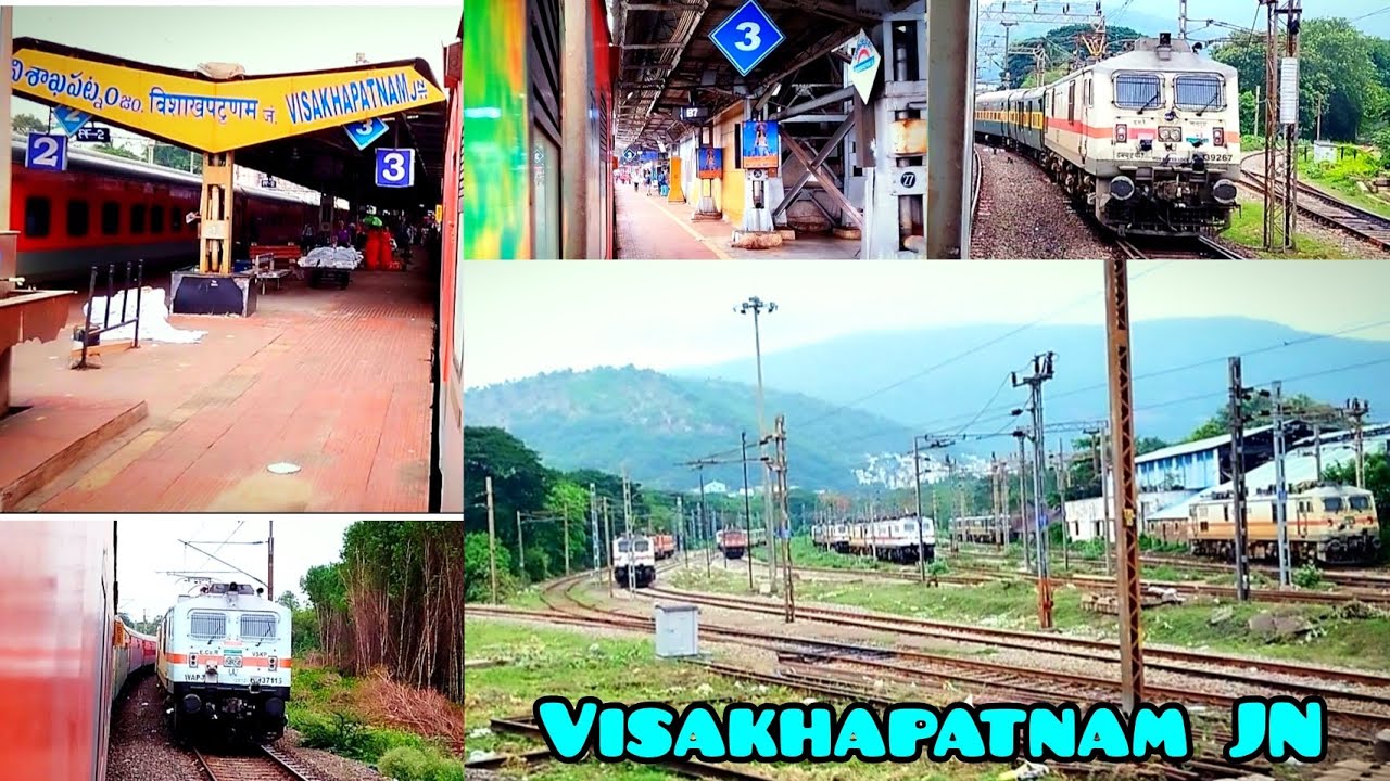 17016 Visakha Express Arriving And Departing Visakhapatnam JN.||Itz Vlogger Pintu||