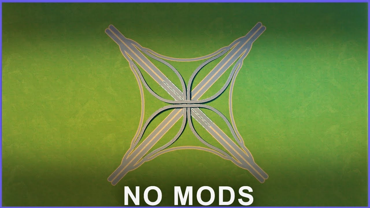 Best Vanilla Stack Interchange in Cities Skylines Tutorial.