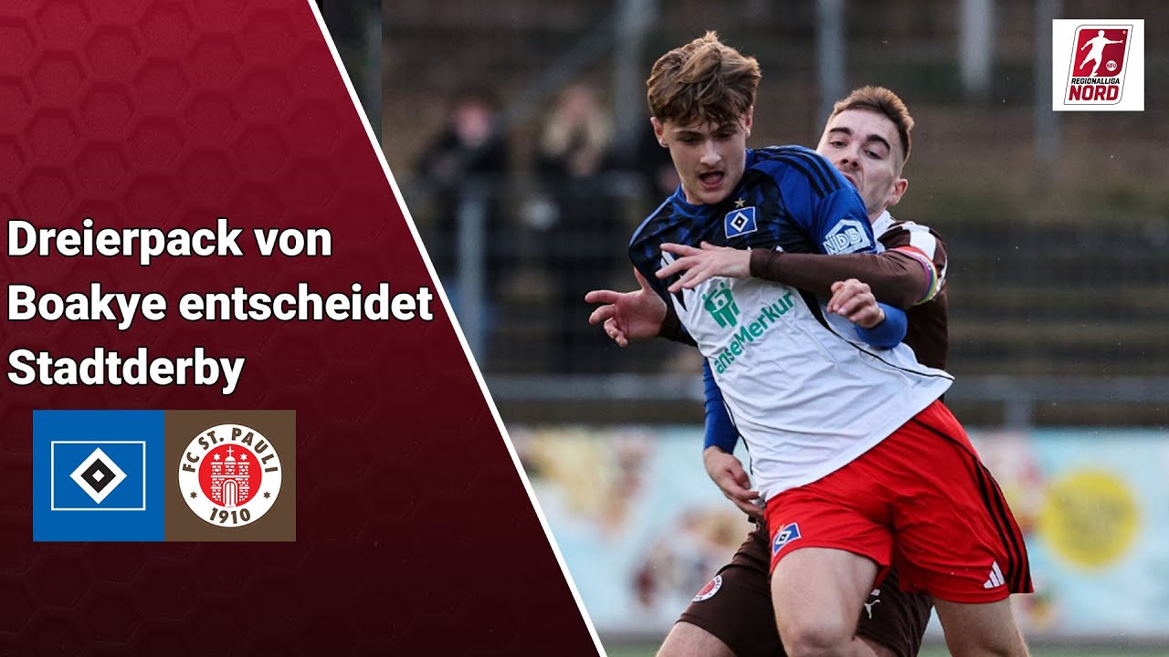 Hamburger SV II - FC St. Pauli II| Regionalliga Nord 16. Spieltag