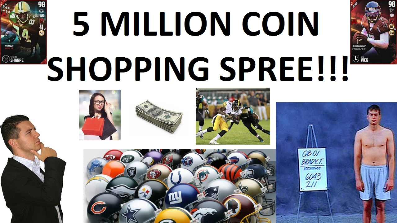 5 Million Coin Ultimate Legend Shopping Spree!!! - Madden 17 Ultimate Team