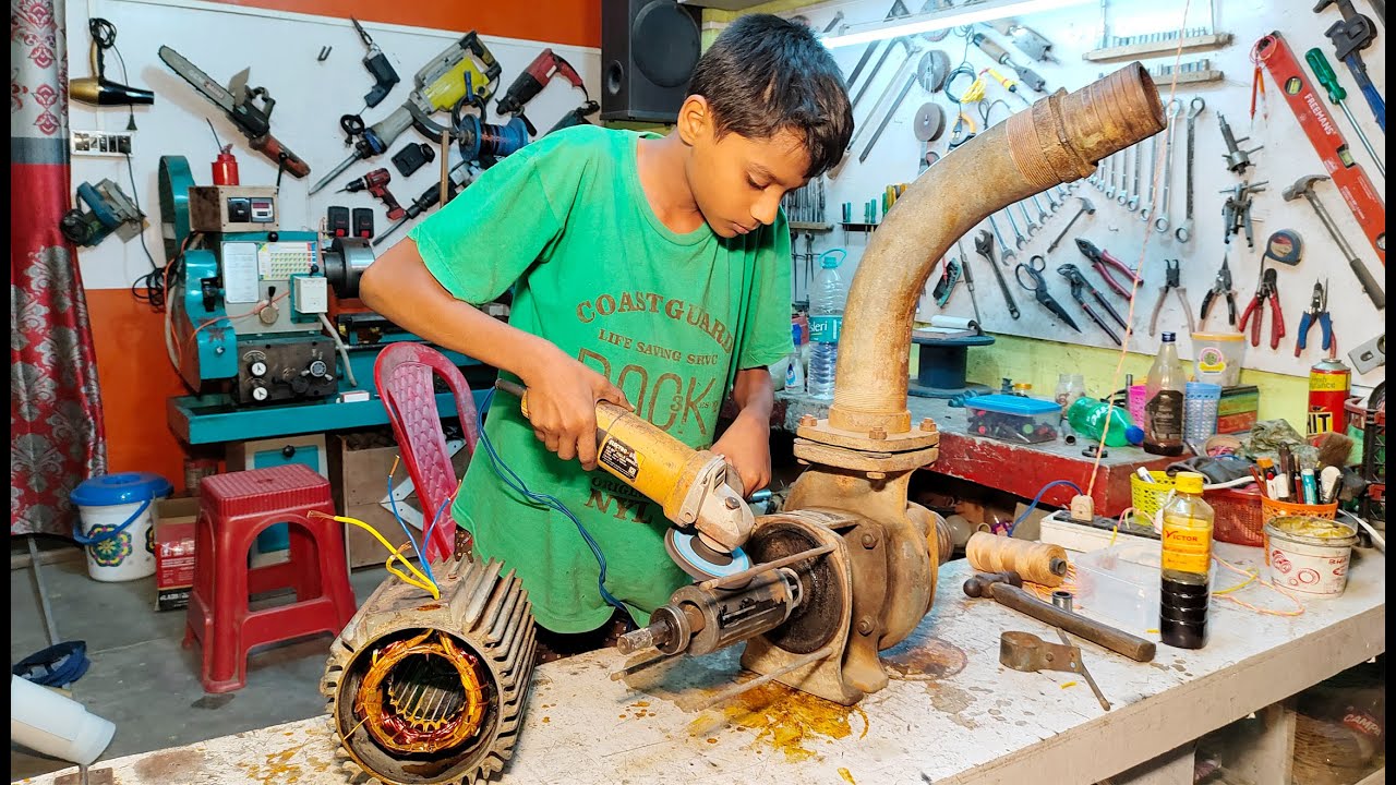 2Hp Motor Coil Winding Full Complete video...