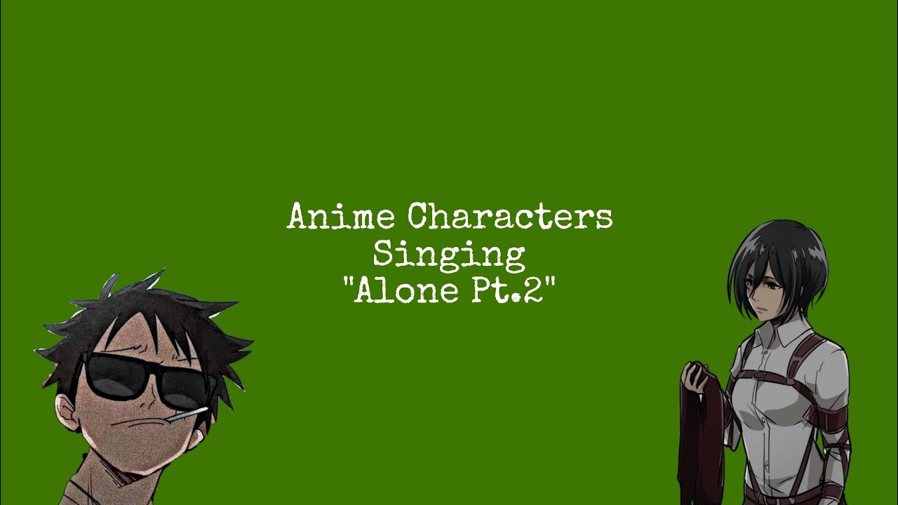 Anime Characters Singing 
