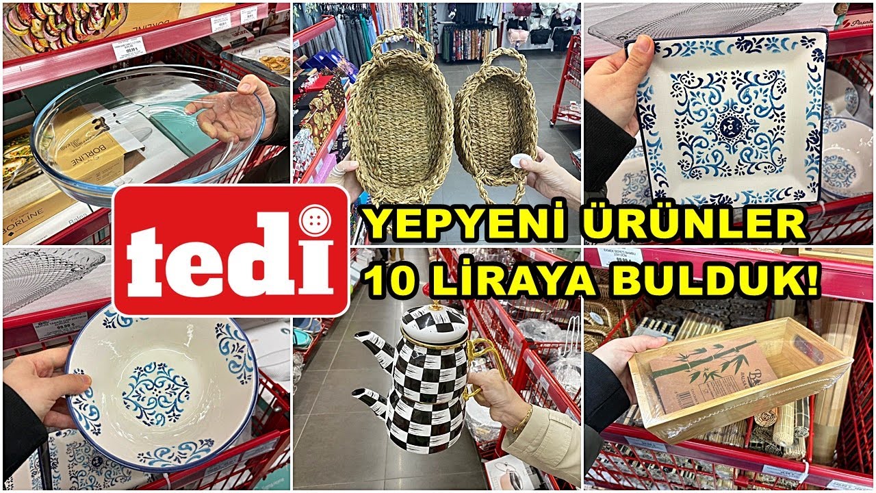 TEDİ'DE YENİ GELENLER İNDİRİMLİ ÜRÜNLER❗️/TABAKLAR 20TL❗️ALAN ALANA😱/YETİŞEN ALIR/ÇEYİZ ALIŞVERİŞİ