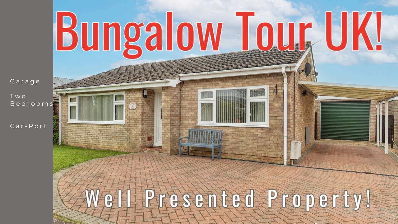 BUNGALOW TOUR UK!   Well Presented!   For Sale £250,000 Watton, Norfolk. Longsons Estate Agents.