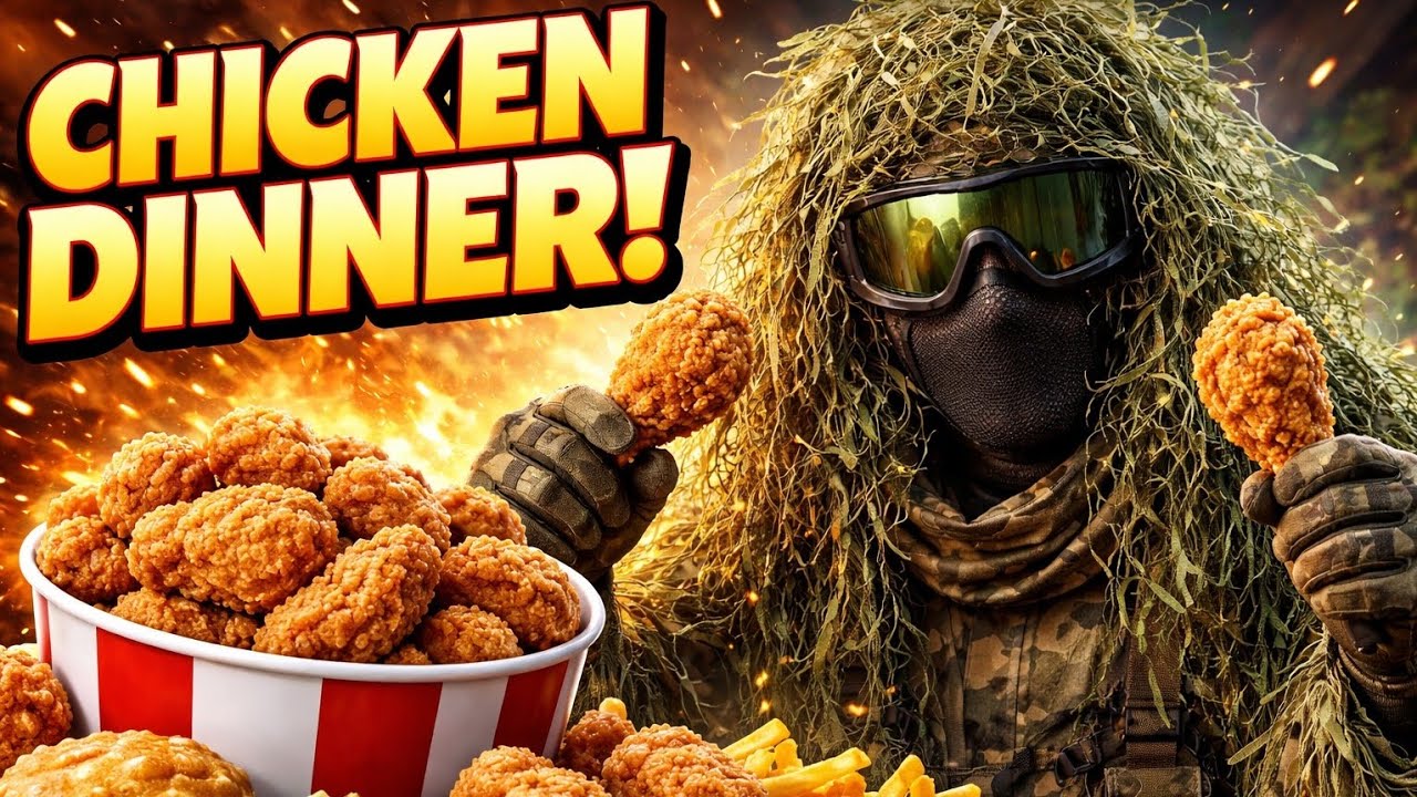 Stealth Gameplay with Ghillie Suit = Chicken Dinner 🍗💥