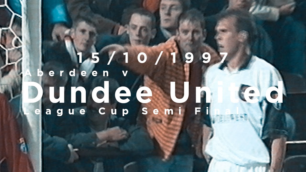 Aberdeen v Dundee United - 15/10/97 - League Cup Semi Final