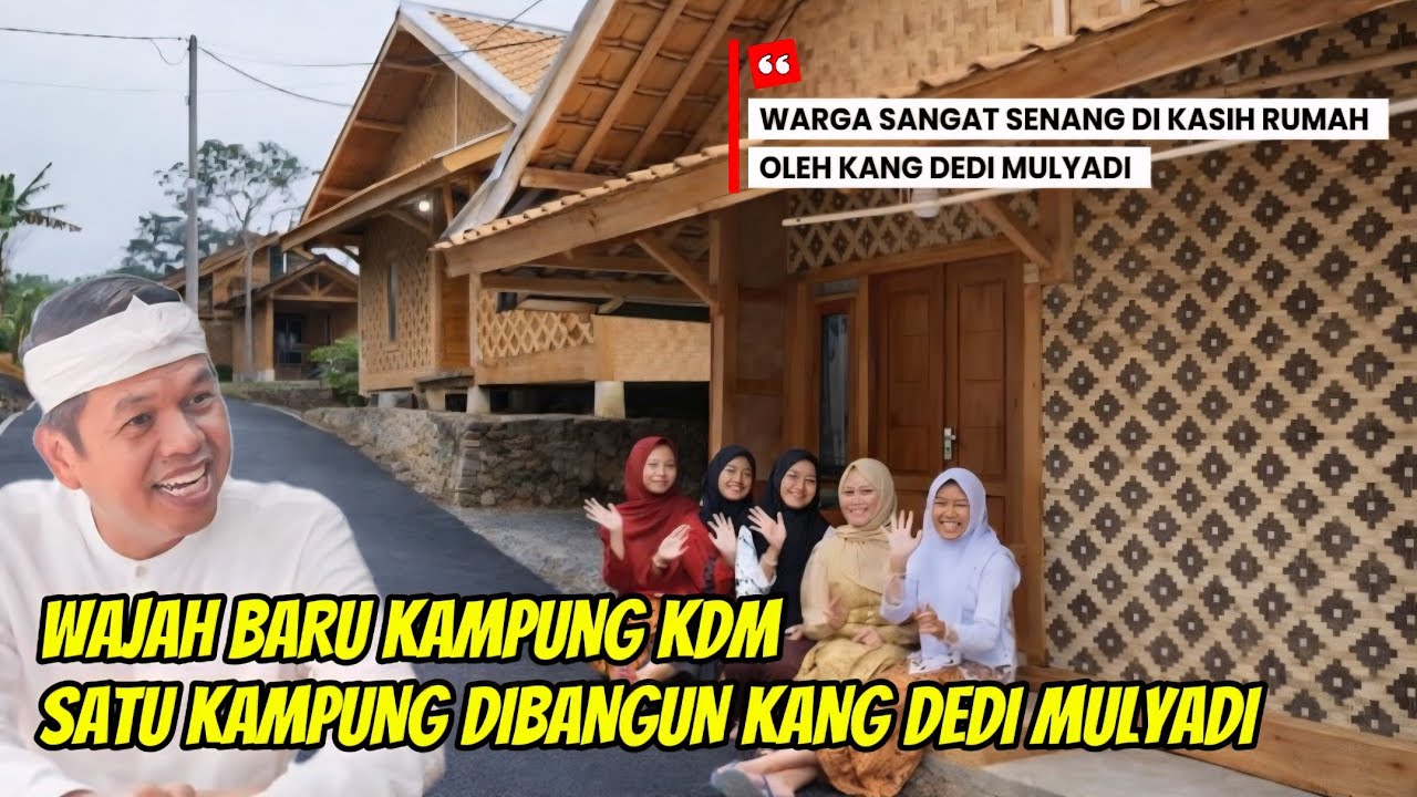 JABAR HEBOH..! Kang Dedi Mulyadi Bangun Satu Kampung Di Sukabumi Untuk Warga Terdampak Longsor