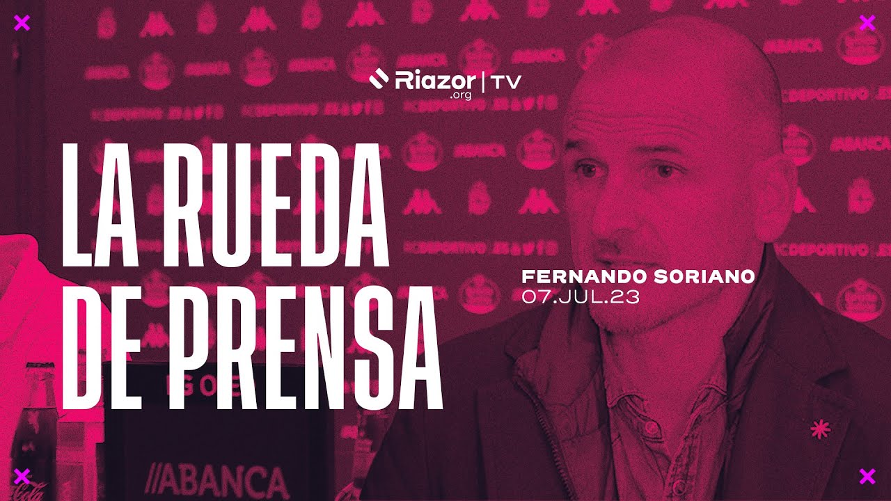 Presentación de Fernando Soriano, nuevo director deportivo del Real Club Deportivo de A Coruña.