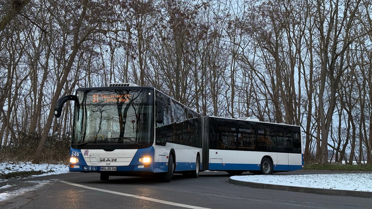 [Sound Mitfahrt] MAN A23 NG323 aus dem Jahr 2010 mit Voith und lautem Turbo 