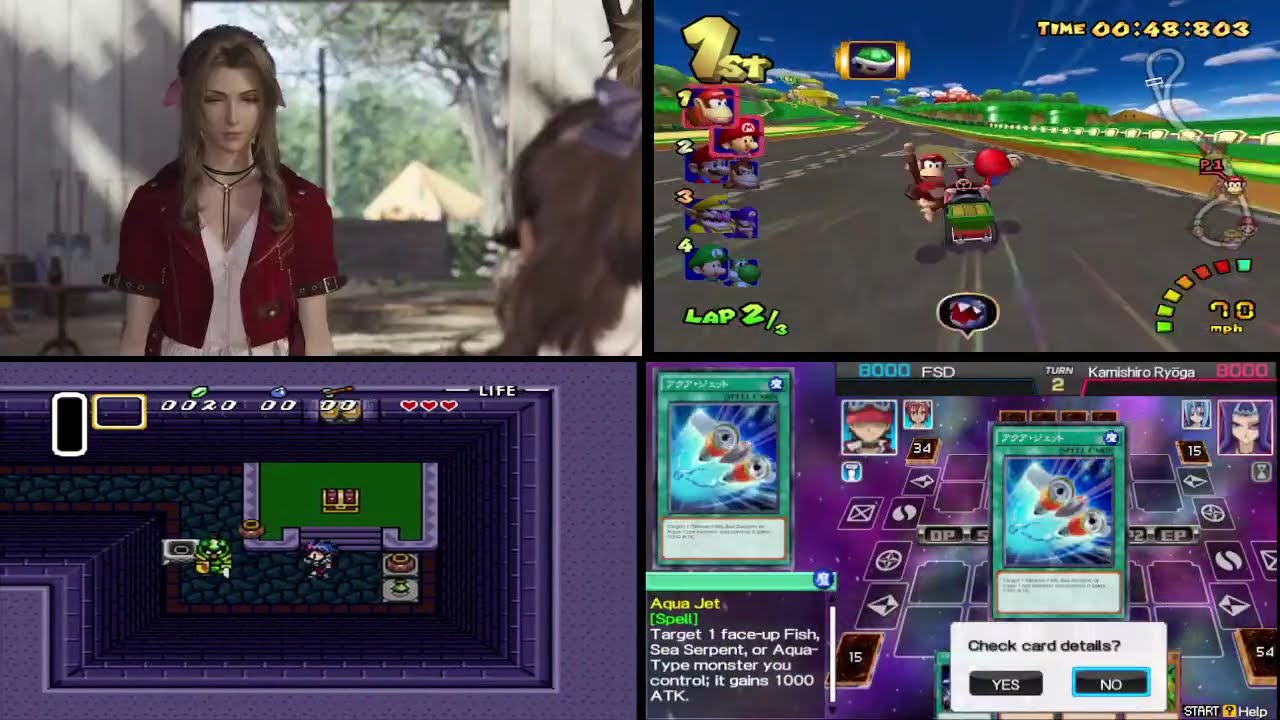 MULTI SCREEN GAMING STREAM 2-10-26 #gaming #rerun #livestream #videogames #mariokart #yugioh