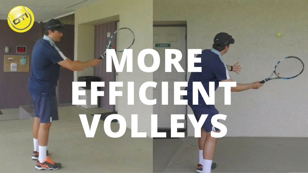 Tennis Tip: More Efficient Volleys