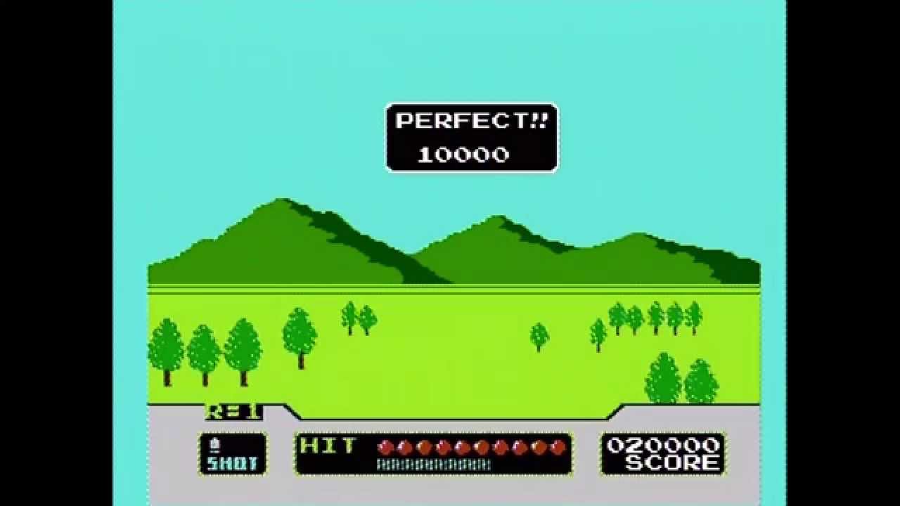 Duck Hunt - Clay Shooting (Actual NES Capture)