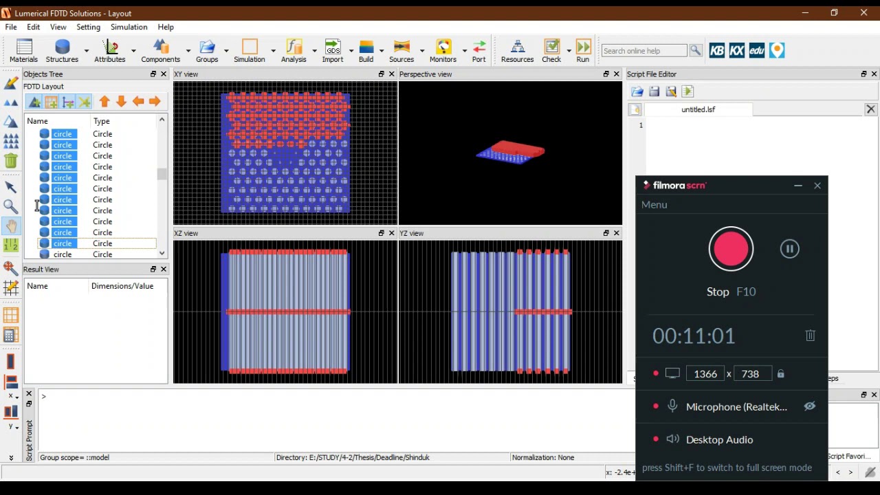 How to simulate a Photonic Crystal L3 cavity using Lumerical