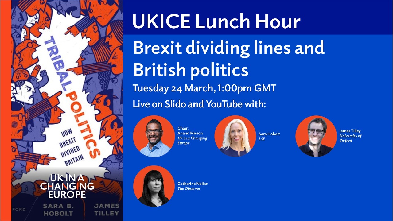 UKICE Lunch Hour: Brexit dividing lines and British politics