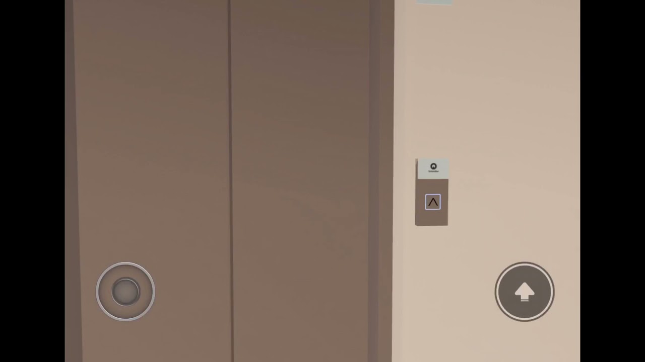 Schindler 5500 lift at Mctedson headquarters- Roblox