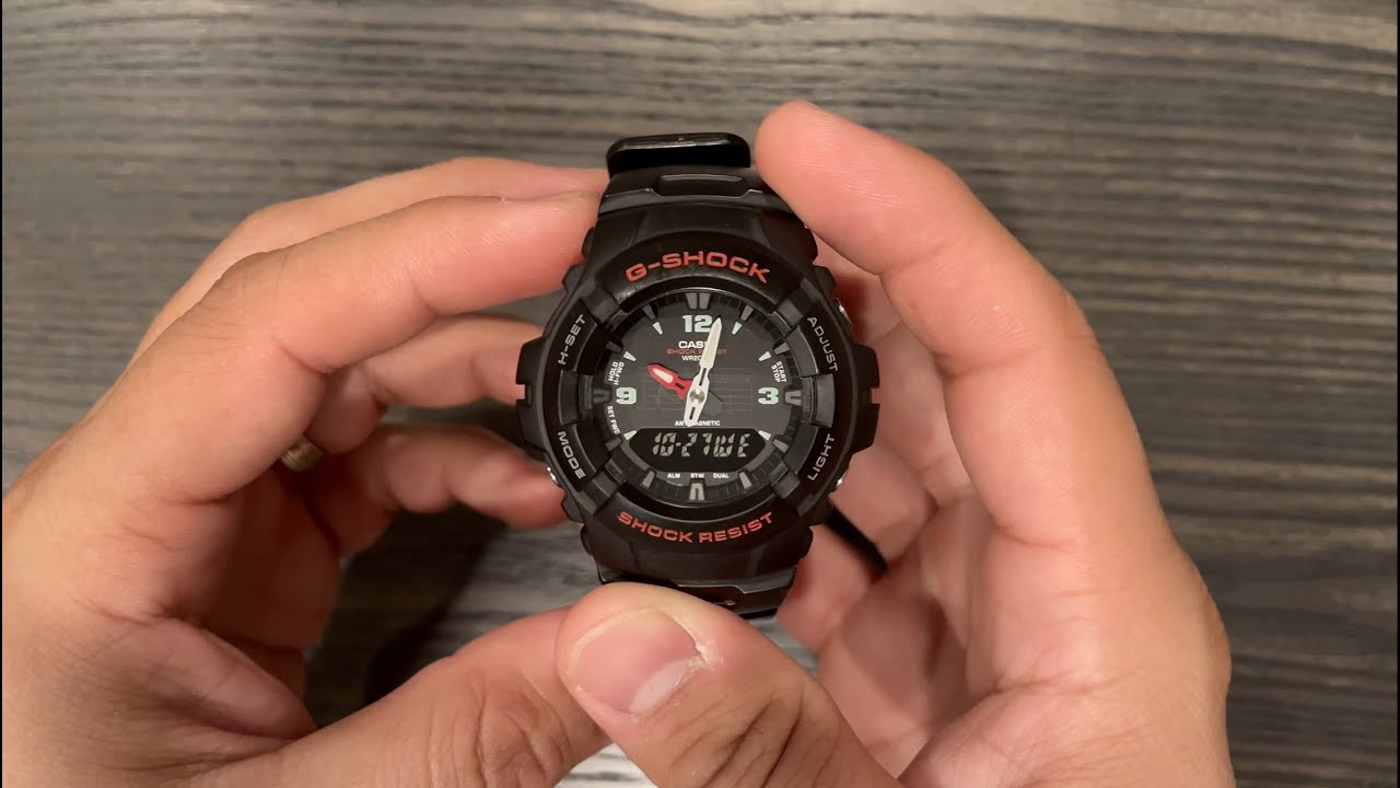 Casio G-Shock G100: Лучшие часы для повседневной носки. Точка.