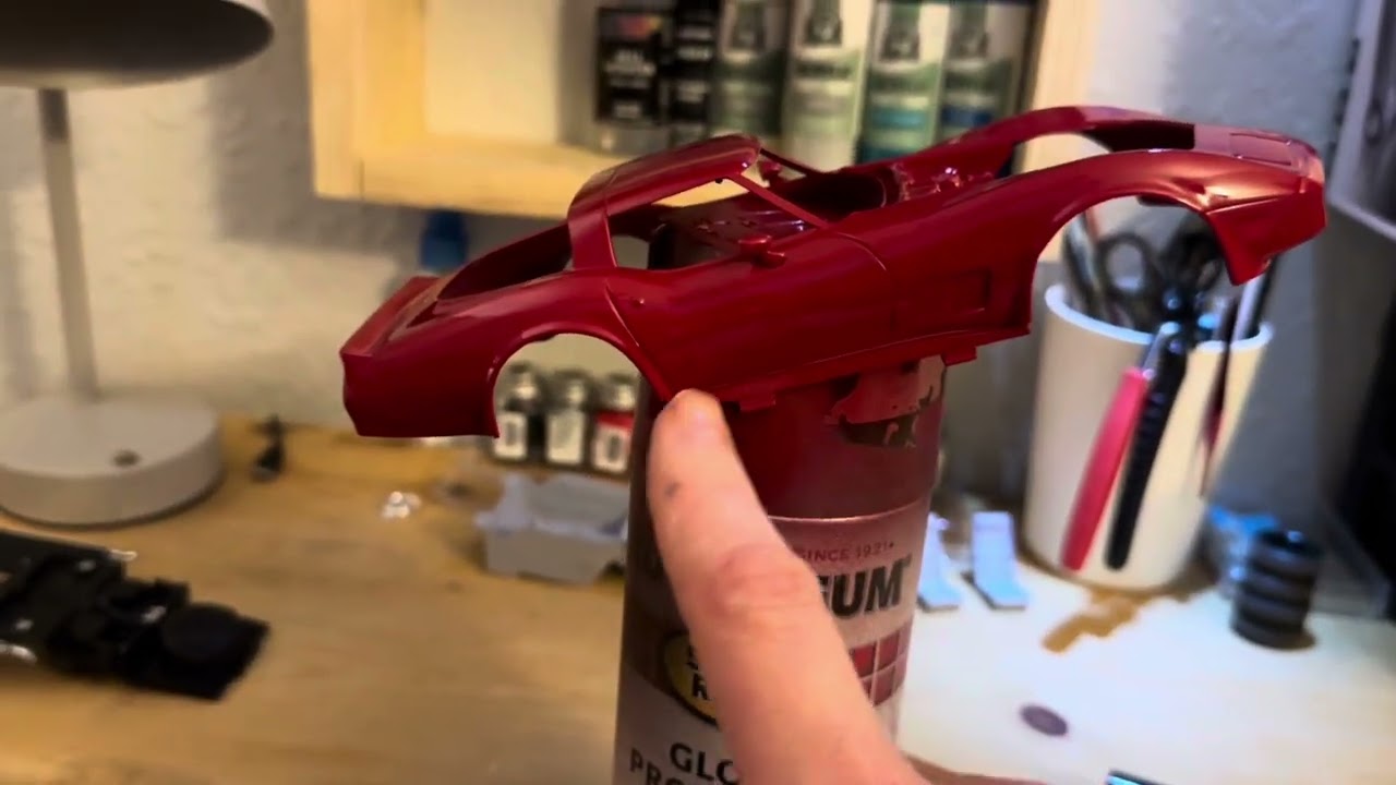 Part 1: 82 Corvette coup Monogram Model Kit Prep/ Progress discussion. 