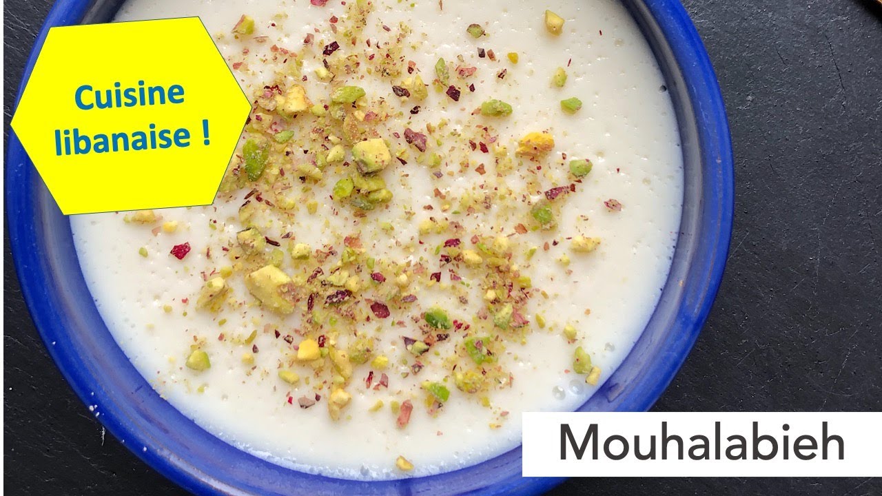 Mouhalabieh (flan libanais à la fleur d'oranger) #mouhalabieh