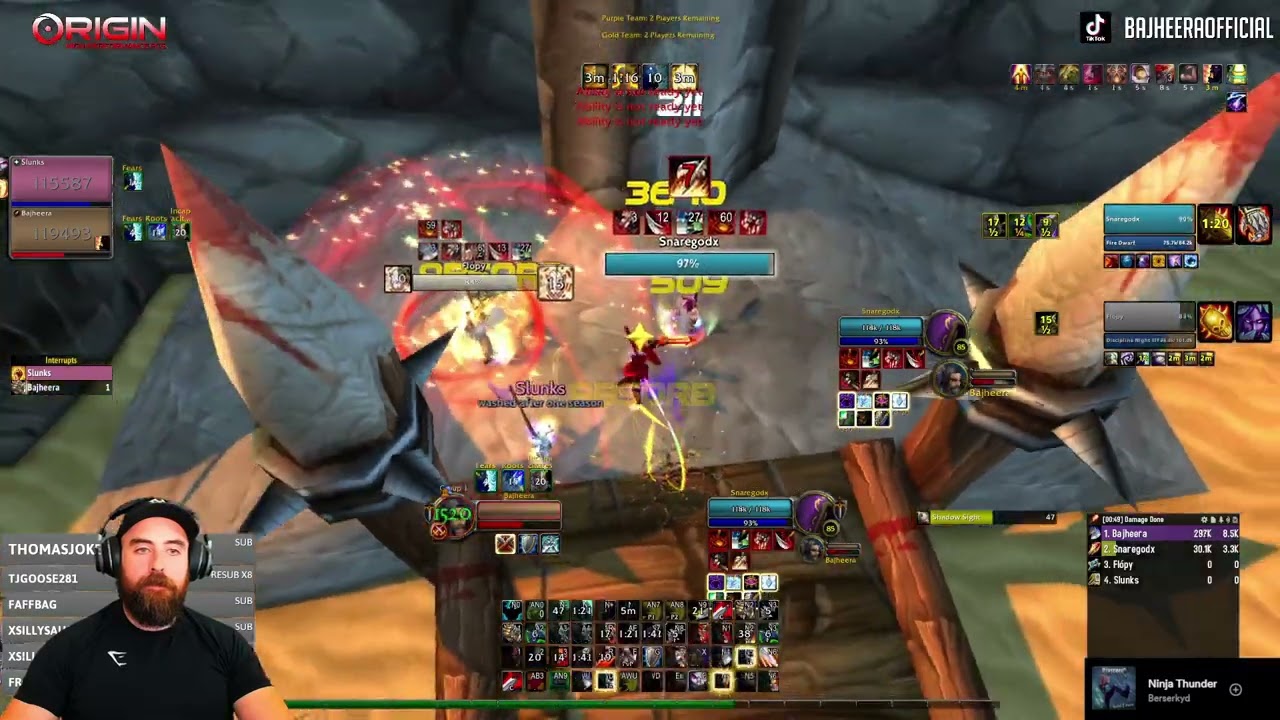 1900+ Arms Warrior / Holy Paladin 2v2 Arena ft. Slunks - WoW Cataclysm Classic PvP