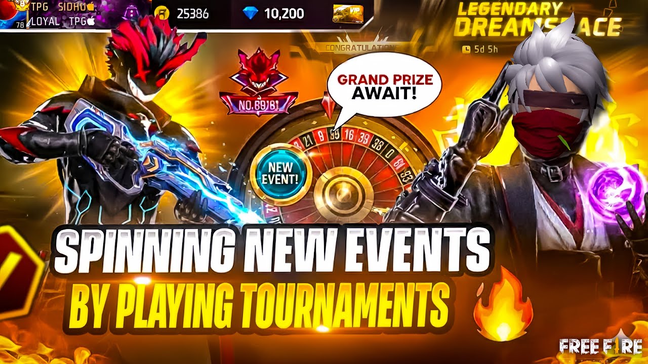 24 Hours Straight Playing Tournaments 🤯  Spinning New Events In FreeFire 😱🔥 - Tpg Sidhu