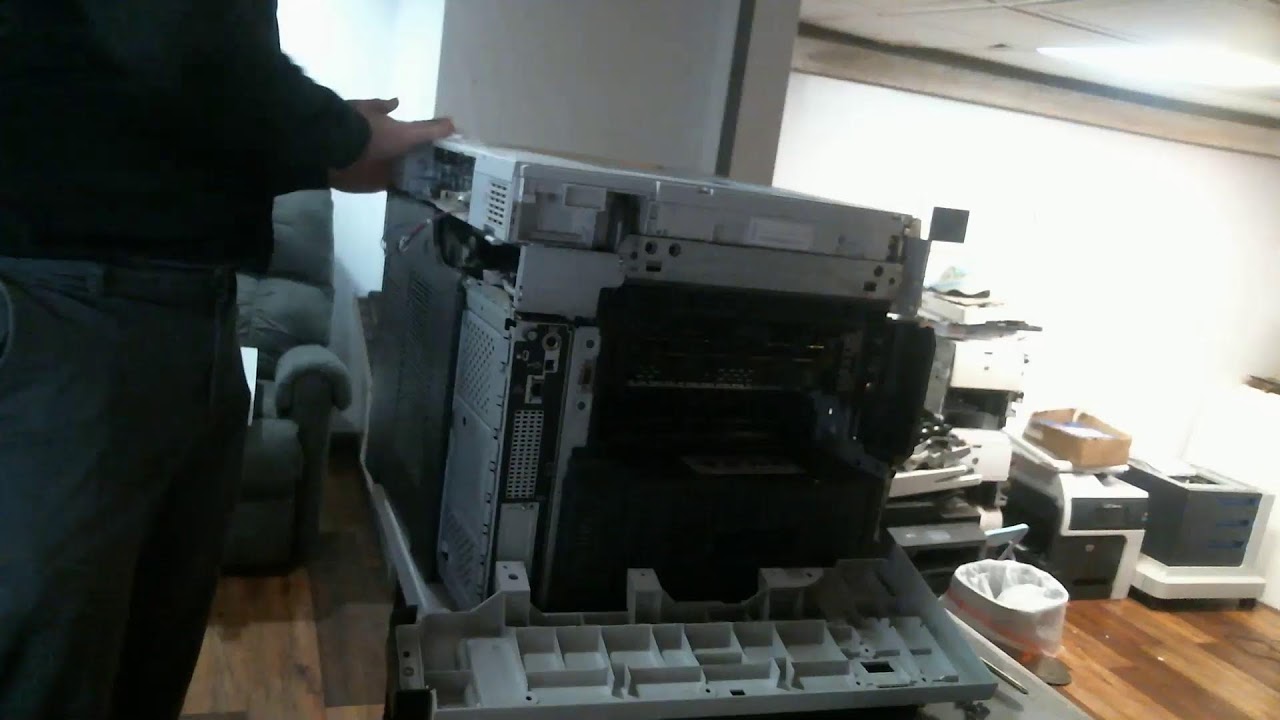 HP LaserJet M4555 Service/Clean Part 2